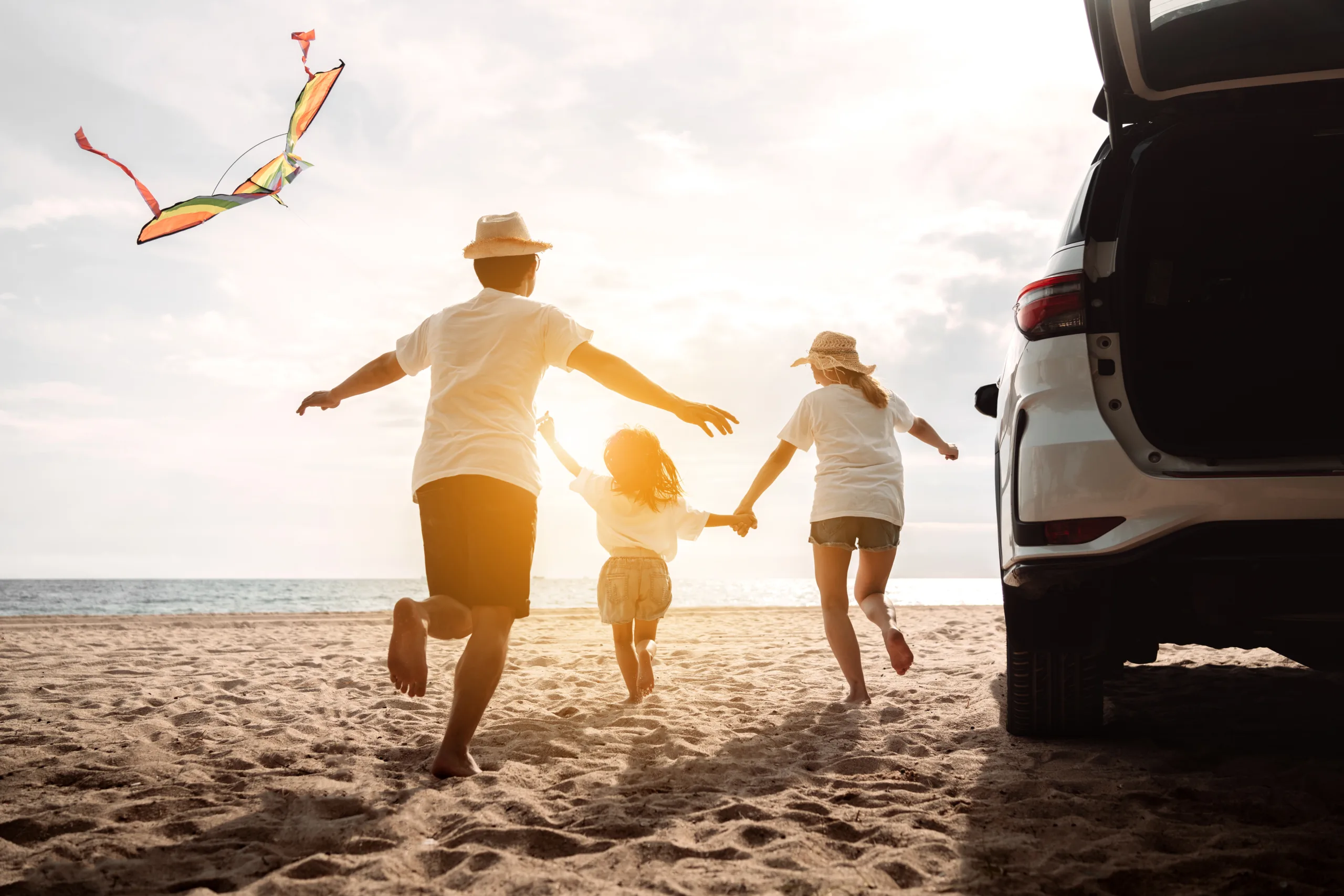happy-family-with-car-travel-road-trip-summer-vacation-in-car-in-the-sunset-dad-mom-and-daughter-happy-traveling-enjoy-together-driving-in-holidays-people-lifestyle-ride-by-automobile-stockpack-gettyimages Happy Family with car travel road trip. summer vacation in car in the sunset, Dad, mom and daughter happy traveling enjoy together driving in holidays, people lifestyle ride by automobile.